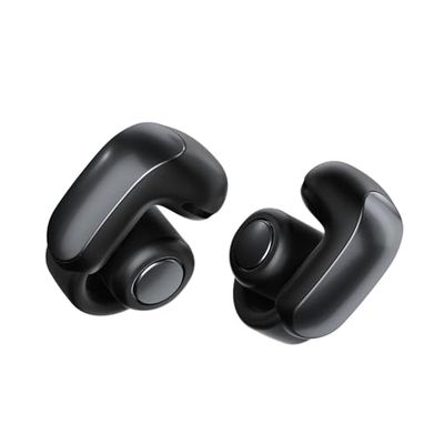Bose Ultra Auricolari open-ear con Tecnologia OpenAudio, auricolari Wireless open-ear, fino a 48 ore di autonomia, Nero