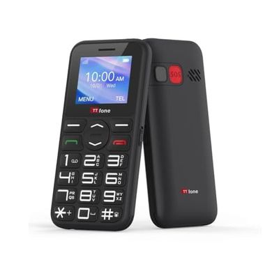 TTfone TT190 Big Button Basic Senior Emergency Mobile Phone - Simple Cheapest Phone - Pay As You Go (Vodafone PAYG)