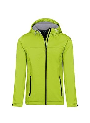 Trigema Softshell jas met capuchon voor heren.