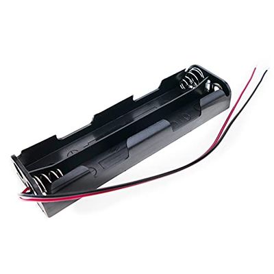 BeMatik Suporte de empilhamento para 4 pilhas LR6 AA 1,5 V