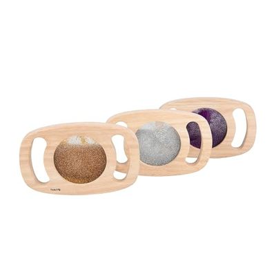 TickiT 73440 Easy Hold Glitter Panels Set of 3-Gold, Silver & Purple
