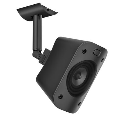 Soporte de Pared y Techo para Logitech Z906 5.1 Sistema de Altavoces de Sonido Envolvente inclinable y Giratorio, Soporte de Montaje Ajustable para Altavoces satélite Logitech Z906, Montaje en Pared,