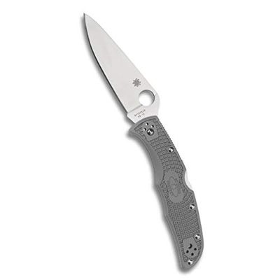 Spyderco Endura 4 Lichtgewicht Plain Edge Vouwmes - Grijs