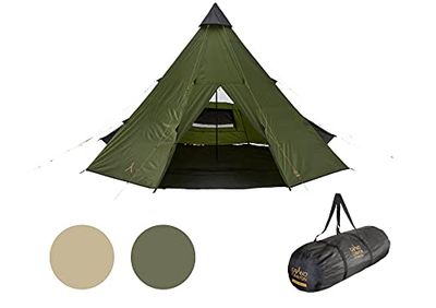 Grand Canyon Unisex – volwassenen Black Falls Tent, olijf, 500 x 500 x 300 cm