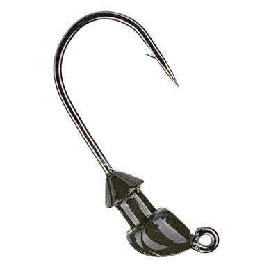 Strike King Baby Squadron Swimbait Head 1/8 oz, verde zucca
