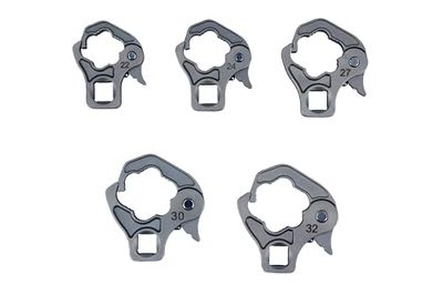 Laser 9076 Ratchet Flare Nut Wrench Set 1/2" D 22mm - 32mm