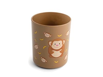 Lulabi aap beker kunststof Rigida 6 maanden, 230 ml, bruin