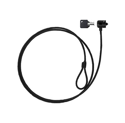 NANOCABLE TQCLKC0025-G Câble de sécurité avec clé pour Ordinateur Portable Gris foncé 1,5 m