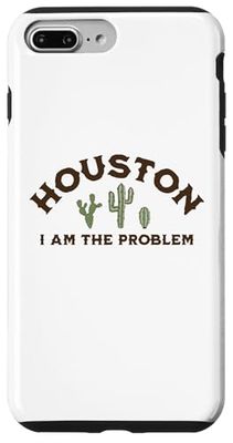 Regalo di cactus sarcastico di Houston I Am the Problem Custodia per iPhone 7 Plus/8 Plus
