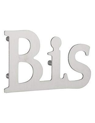 THIRARD 00067594 – Letter to Stainless Steel H.76 mm Wall Sign with Safety Sign – Up – Accessories/Equipment – Door Equipment Self-Adhesive Version, H, 100 mm
