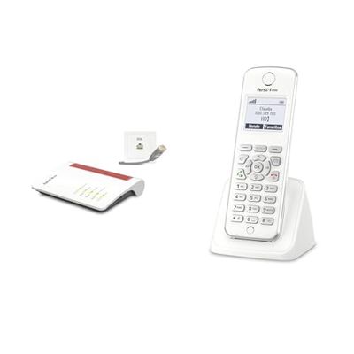 AVM compatible Fritz!Box 7510 & AVM Fritz!Fon M2 DECT-Telefoon, Wit