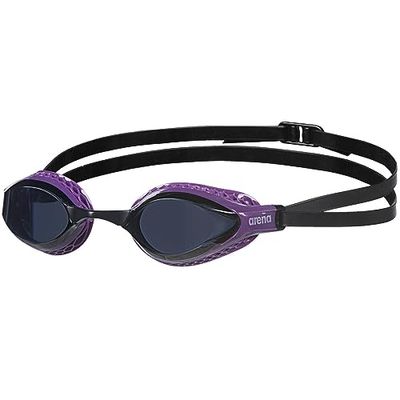 arena Air-Speed Occhialini Nuoto da Gara Unisex Adulto, Occhialini Piscina con Ampie Lenti Anti-Appannamento, Protezione UV, 3 Ponti Nasali Intercambiabili, Guarnizioni Air Seals