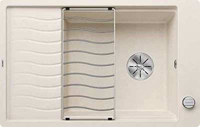 BLANCO ELON XL 6 S-F 527071, Silgranit softwit, omkeerbaar, met afvoerafstandsbediening, met accessoires