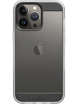 Black Rock - Skal Air robust fodral lämpligt för Apple iPhone 14 Pro Max I mobilskal, transparent, tunt (svart)