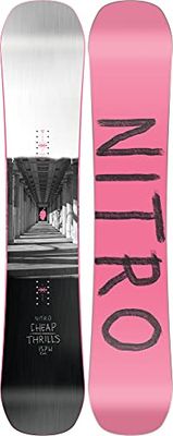 Nitro Cheap Trills Wide BRD ´22 Snowboard, Unisex Adulto, Multicolor, 157