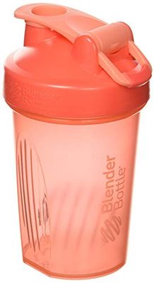 BlenderBottle Classic Loop Shaker | eiwitshaker | dieetshaker | eiwitshaker met blenderbal 940 ml koraalrood