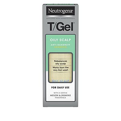 Neutrogena T/Gel Anti-Dandruff Shampoo for Oily Scalp and Hair (1x 150ml), Daily Anti-Dandruff Shampoo with Salicylic Acid to Remove Excess Oils and Fight Dandruff from First Wash
