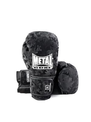 METAL BOXE 12 oz spegel träning boxningshandskar
