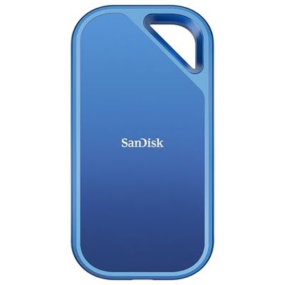 SanDisk Creator Pro Portable SSD 4 TB (For Content Creators, Robust Construction, up to 2000 MB/s Read/Write Speeds, USB-C, 3 Meter Drop Protection, IP65, 1 Month Adobe Creative Cloud Included)