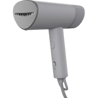 AEG HS5-1-6UG Plancha de Vapor Vertical Gentle 5000, 1200W, Vapor 22g/min, Suela de Cerámica, Calentamiento Rápido en 45 seg, Cable 1.95 m, Incluye Bolsa de Viaje y Guante Protector 2 en 1, Gris