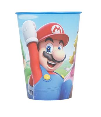 Super Mario 260 ml herbruikbare plastic kinderbeker