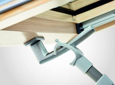 Barre de Commande télescopique Originale ZUB Roto Alu | Barre de Commande pour fenêtres de Toit et Stores | Longueur 1700-2940mm | Réversible | Aluminium