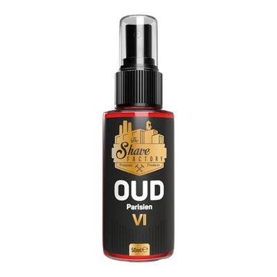 The Shave Factory After Shave Cologne - A Fragrant Essence For Impeccable After Shave Care For A Long-Lasting Sensation Of Freshness And Comfort (50ML, Oud 06 Parisien)