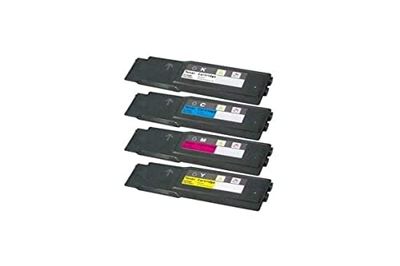Encre BREIZ Pack 4 Toners Compatibles avec Xerox Phaser 6600, Xerox Phaser 6600n, Xerox Phaser 6600dn, Xerox Phaser 6600dnm, Xerox WorkCentre 6605, Xerox WorkCentre 6605n, Xerox WorkCentre 6605dn