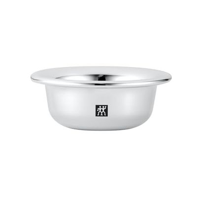 Zwilling Shaving Bowl for Wet Shaving Soap Storage Foam Bowl Chrome Plated