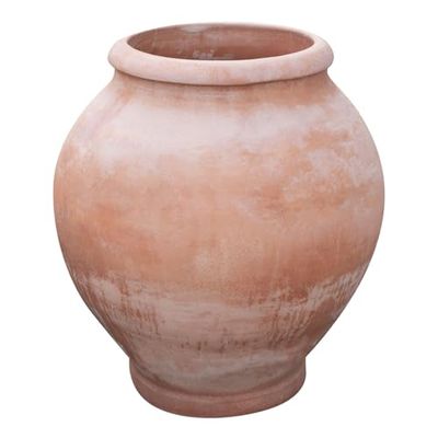 Biscottini Vaso per piante da esterno 85x71x71cm Made in Italy - Vasi terracotta grandi da esterno - Vasi per piante da esterno - Vaso grande da esterno