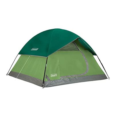 Coleman Tente de Camping Sundome Unisexe, Vert épicéa, 3 Personnes