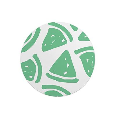 Questo Casa, Round Digital Printed Mouse Pad, Non-Slip Base, for Office and Home, Diameter:22cm