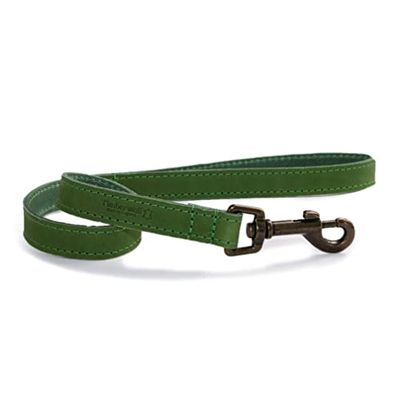 Ancol Timberwolf leren riem, 60 x 19 mm, groen