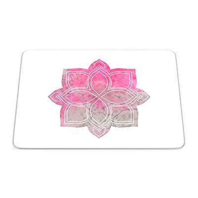 Bonamaison, Tapis de Souris Rectangle Imprimé Numériquement, Fond Antidérapant, pour Bureau et Maison, Taille: 22x18cm