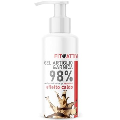 Artiglio del Diavolo Forte Pomata Effetto Caldo, Artiglio del Diavolo Extra Forte Gel con Arnica 98% Ideale per Muscoli e Articolazioni, 100% Made in Italy, 100 ml - FITOATTIVI