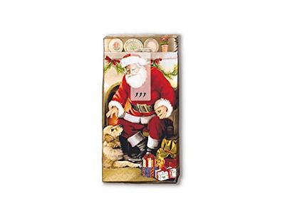 Mouchoirs TT WELCOME FATHER XMAS 11x5,5cm. 10u.