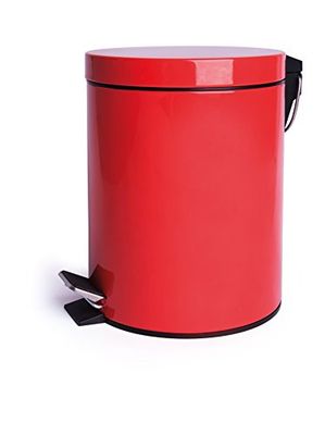 Excelsa Cleany Trash Bin, 5 lt, Red
