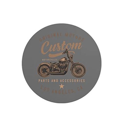 Questo Casa, Round Digital Printed Mouse Pad, Non-Slip Base, for Office and Home, Diameter:22cm