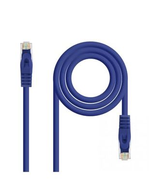 Netwerkkabel, RJ45, Cat.6A, LSZH, UTP, AWG24, 1 m, blauw