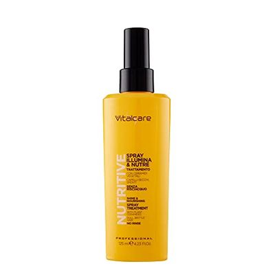 Vitalcare | Nutritive - Hair Treatment Spray, for Dry and Dull Hair, with Vegetable Ceramides, No Rinse, Nourishes and Brightens the Hair Fiber, 125 ml