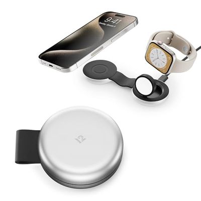 Twelve South Butterfly MagSafe 2-in-1 USB-C oplader, compact design en eenvoudig te reizen, snel opladen voor iPhone en Apple Watch