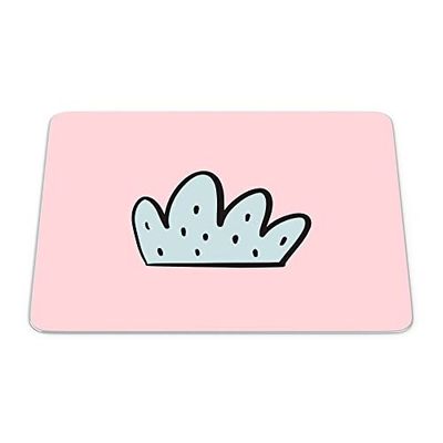 Bonamaison, Tappetino per il mouse rettangolare con stampa digitale, antiscivolo, per ufficio e casa, dimensioni: 22 x 18 cm
