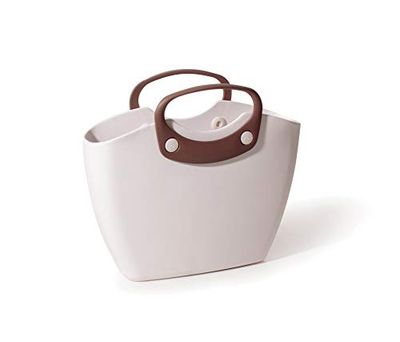 G.F. GF Garden for The Living Bag 2 Sac très Pratique, en Plastique, Confortable, résistent et coloré, Blanc