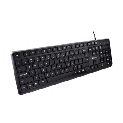 V7 Keyboard and Mouse KU350US Black QWERTY US