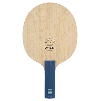 STIGA Wavy Ultra Fibre Bois de Tennis de Table Pro, Classic Grip – Bois Ultra-Rapide à la Précision Exceptionnelle, Ultrafibre pour Réduire Les Vibrations, pour Les Joueurs Offensifs