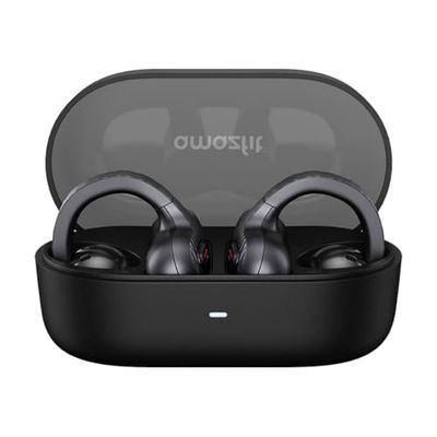Amazfit Up OWS słuchawki Bluetooth 5.3, Open Ear Wireless Earbuds z funkcją Easy Touch Control, wodoszczelność IPX4, redukcja szumów AI, słuchawki kompatybilne z systemem Android i iPhone, czarny,