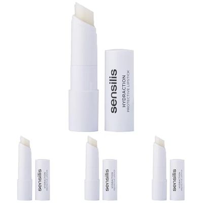 Sensilis Hydraction - Protector Labial Hidratante - 4 gr (Paquete de 4)