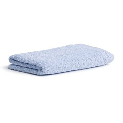 Möve Superwuschel Uni mit eingesticktem Logo Toalla de Ducha de 100% algodón, Azul, Estándar, 80 x 150 cm