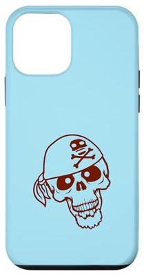 Chapeau de Pirate Squelette Halloween Foulard drôle Bande dessinée Coque pour iPhone 12 Mini