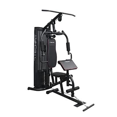 TechFit MXT-650 Stazione per Pettorali, Trazioni, Curl, Dip per Home Gym, Panca Multifunzione con Attrezzatura Palestra, Stazione Multifunzione Palestra